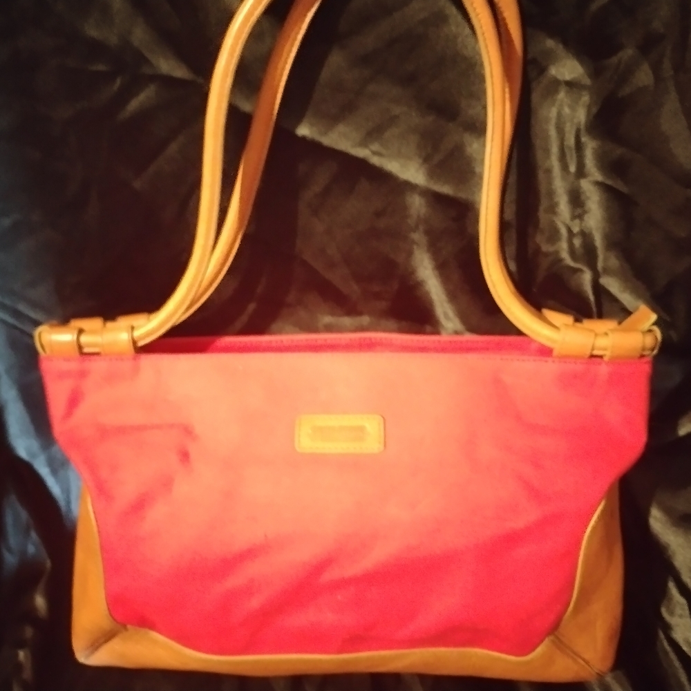 Ellington Red and Brown Purse